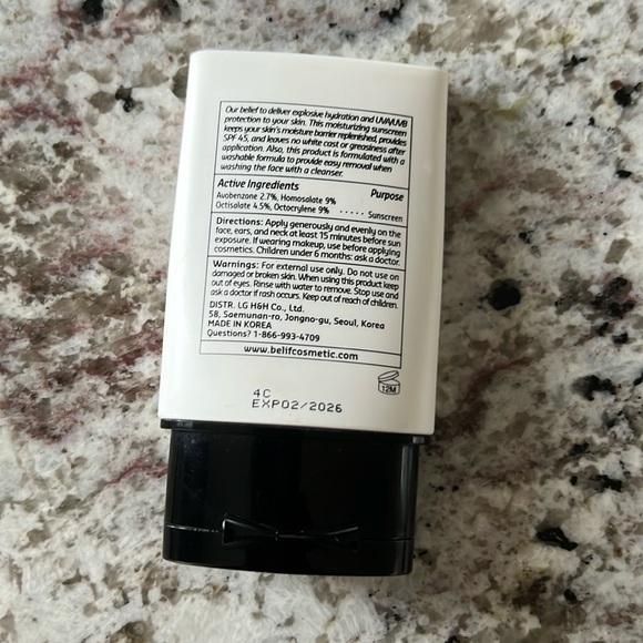 Belief Aqua Bomb moisturizer Sunscreen SPF 45 - Picture 2 of 3